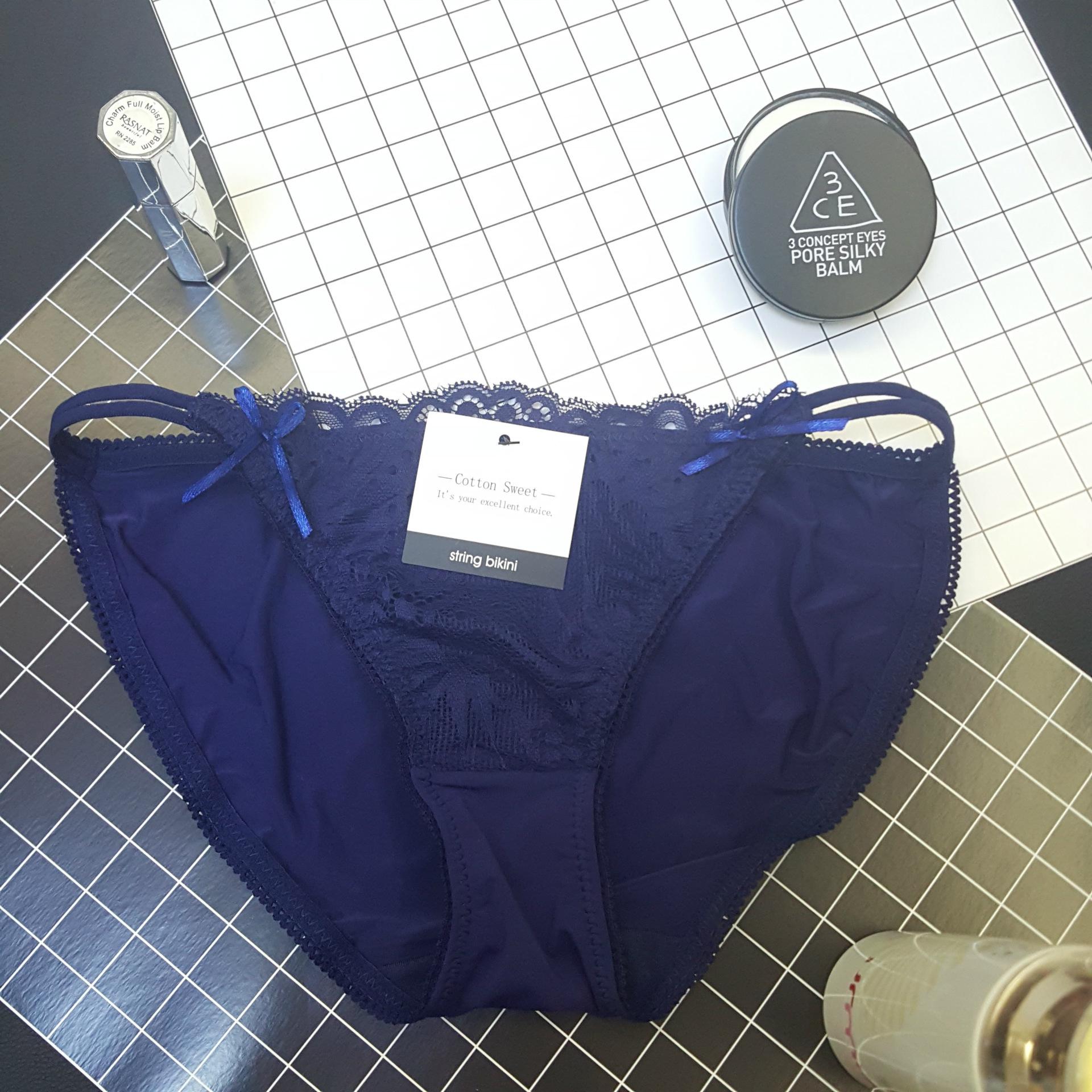 

Женские трусики. Модель - Tanga L синий