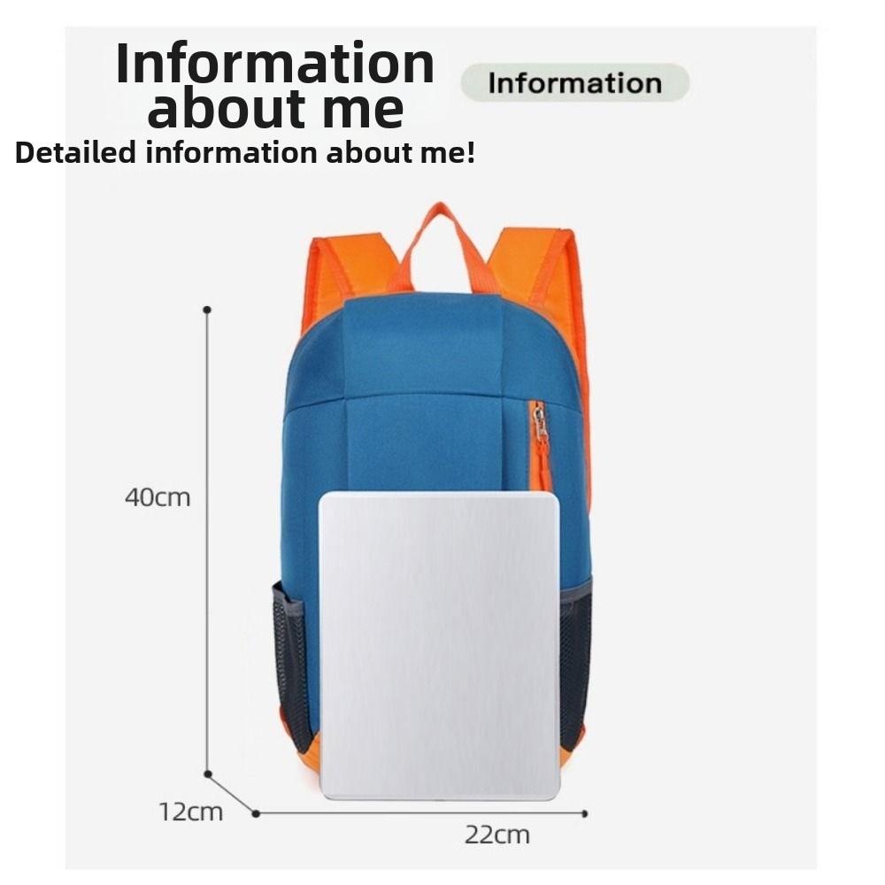 Colorful Outdoor Sports Backpack Oxford Cloth Men Kids Unisex Backpack New Nylon Bag