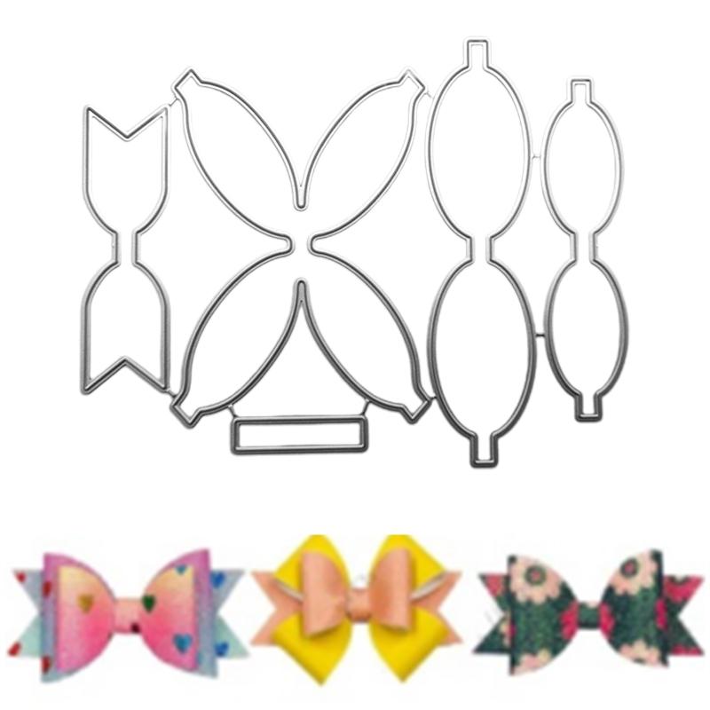 DIY Střihací šablony na mašle do vlasů Ražební výseky Šablona pro DIY Motýlek Mašle do vlasů Narozeninové drobnosti Tvorba přání Scrapbooking