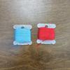 5-Color Plastic Embroidery Thread Organizer Set and Cross-Stitch Winder Cards