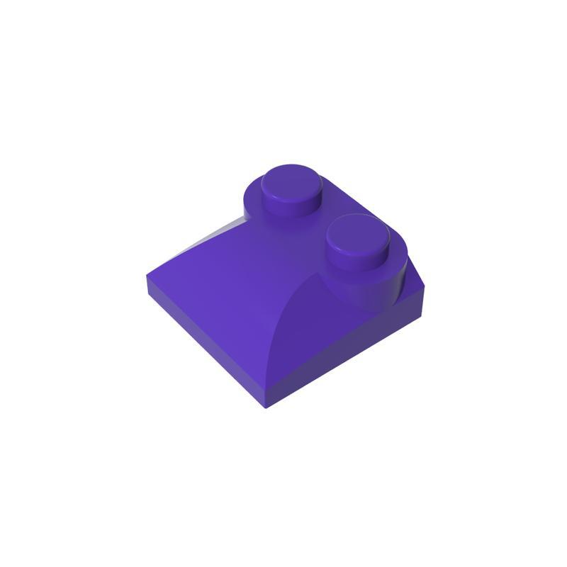 20pcs MOC 47457 Brick Curved 2 X 2 X 2/3 Two Studs and Curved Slope End Building Blocks Parts DIY Educational Tech Parts Toys
