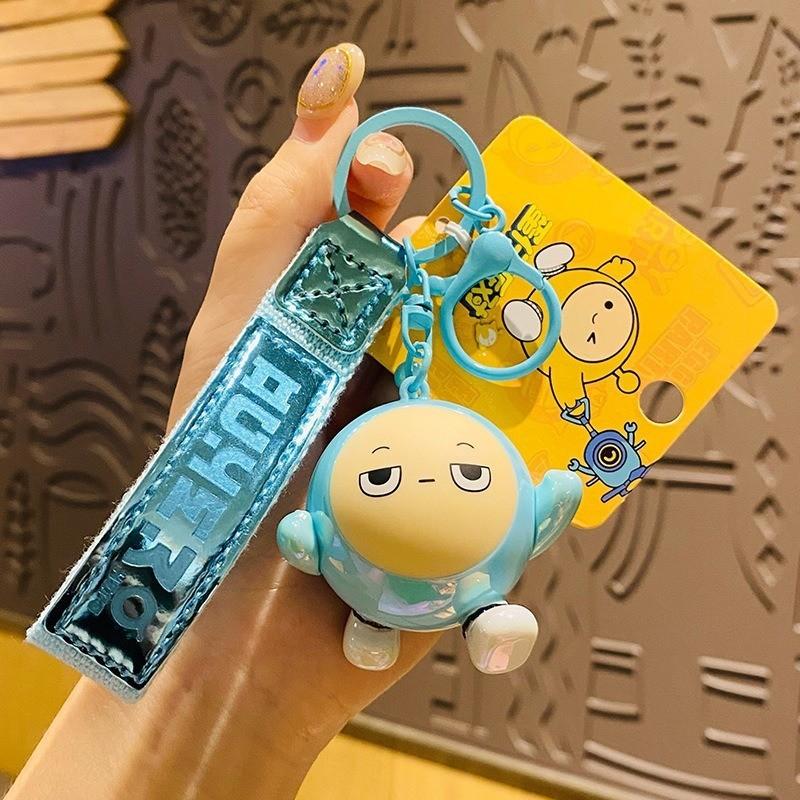 Egg Party Lion Dance Keychain Lovely Silicone Bag Charms Ideal For Holiday Gifts