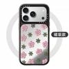 Metallic Cherry Heart Bow Phone Case IPhone 17 Pro 18 Max MagSafe Compatible Hard Shell Acrylic Cover