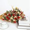 1/2PCS Artificial Flowers Little Rose Silk Flowers Plastic Flowers Plant Home Hotel Wedding Christmas Office Tables Decoration