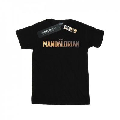 Womens/Ladies The Mandalorian Series Logo Cotton Boyfriend T-Shirt