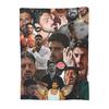Actor Can Yaman Photo  Blankets Soft Warm Flannel Throw Blanket Plush for Bed Living room Picnic Travel Home Couch