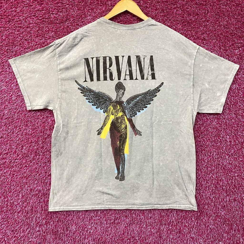 Nirvana In Utero Angel Graphic Design T-Shirt