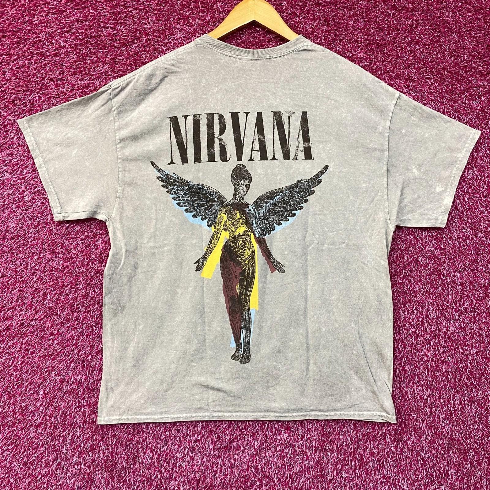 Футболка Nirvana In Utero с графическим дизайном Ангел S