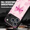 Translucent Matte Magnetic Case For iPhone 17 16 15 Pro 14 13 Pro Max 16e 17e For Magsafe Pink Bow Pattern Hard PC Phone Cover