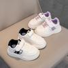 Klasskamrat höst nya barnsportskor flickor babyskor andningsbara avslappnade små vita skor pojkar halkfria brädskor
