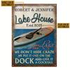 Custom Paddleboard Lake Crazy Metal Sign Outdoor Home Decor