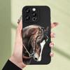 Creative Animal Pony Pattern Phone Case Suitable for iPhone 17 16 15 14 13 12 11ProMaxPlus Anti Drop and Shockproof Back Cover