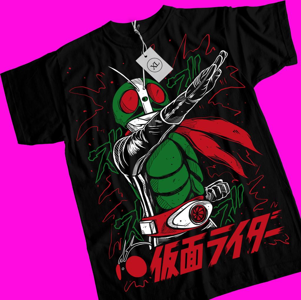 Kamen Rider T-shirt Masked Rider Gift Shirt Unisex Short Sleeve All Size