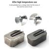 Camping Lunch Box Folding Handle Aluminum Camping Bento Container Camping Picnic Cookware 650ml