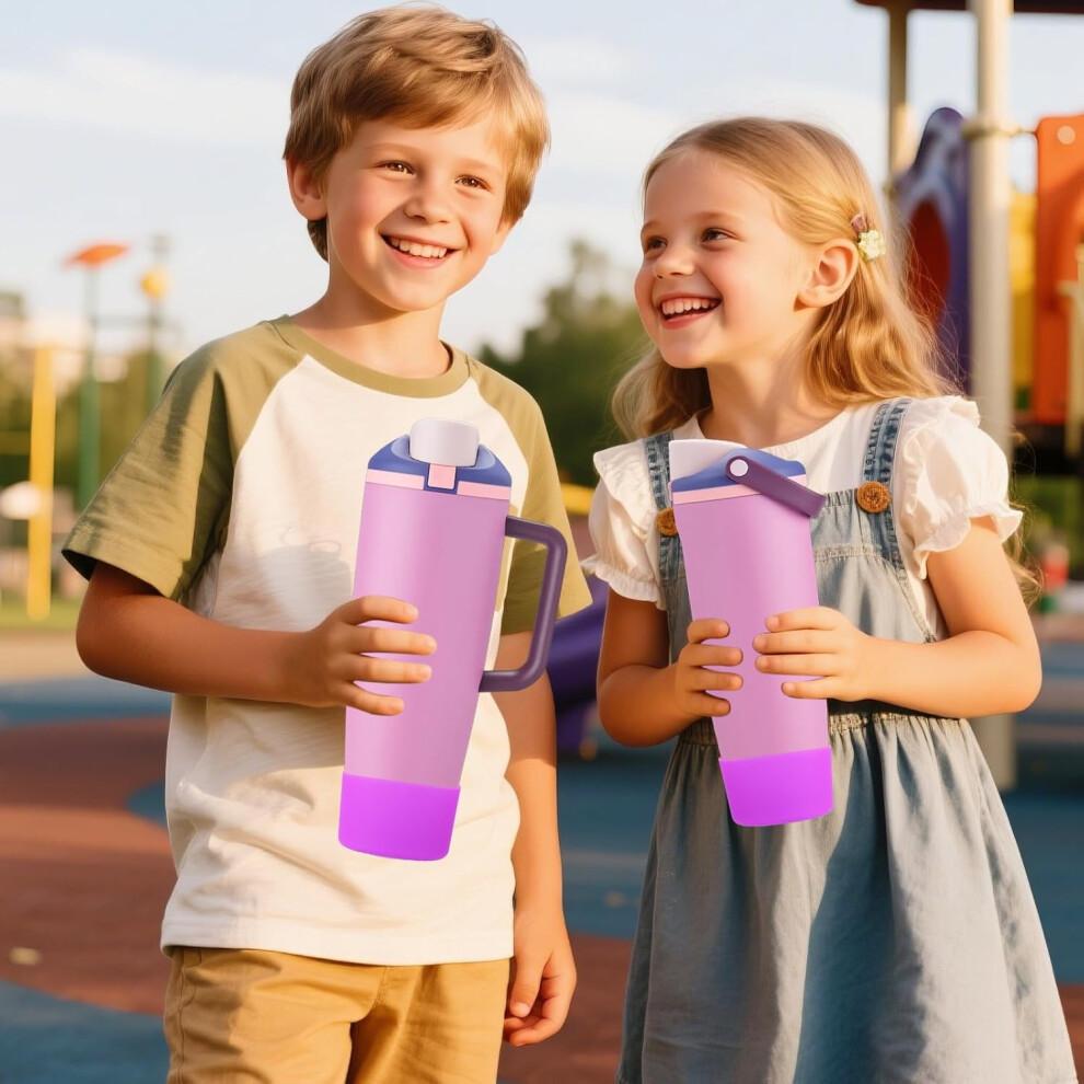 2 Pezzi Basetta in Silicone per Bottiglie e Tumbler Owala 30oz & 40oz FreeSip Sway, Accessori per Owala - Viola