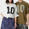 Unisex Womn Men Round Neck Half Sleeve Letter Print Oversized Summer T-Shirts Sport Tops