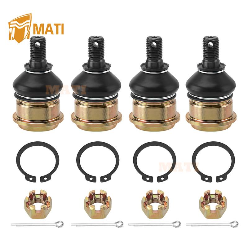 

MATI 4 шт. Передние верхние и нижние шаровые опоры Совместимы с Yamaha Kodiak 450 700 Grizzly 700 550 3B4-23579-01-00 3B4-23579-00-00