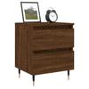 VidaXL Bedside Table Brown Oak 40x35x50 Cm Engineered Wood 826874