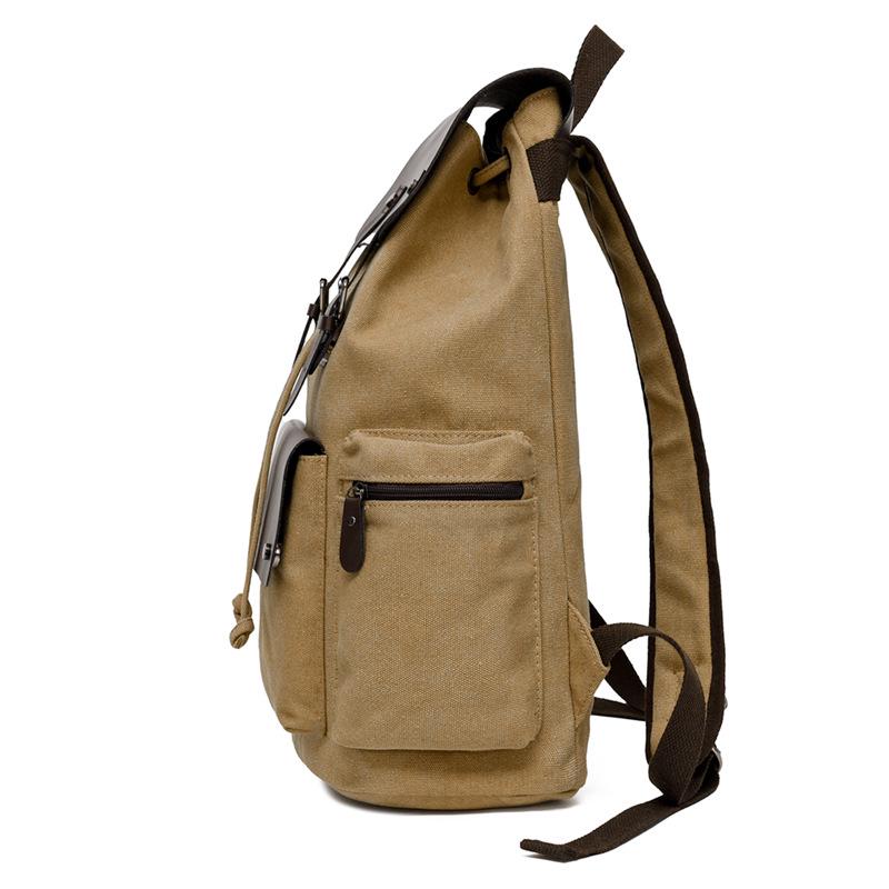 Men's Canvas Trend Large Capacity Casual Backpack