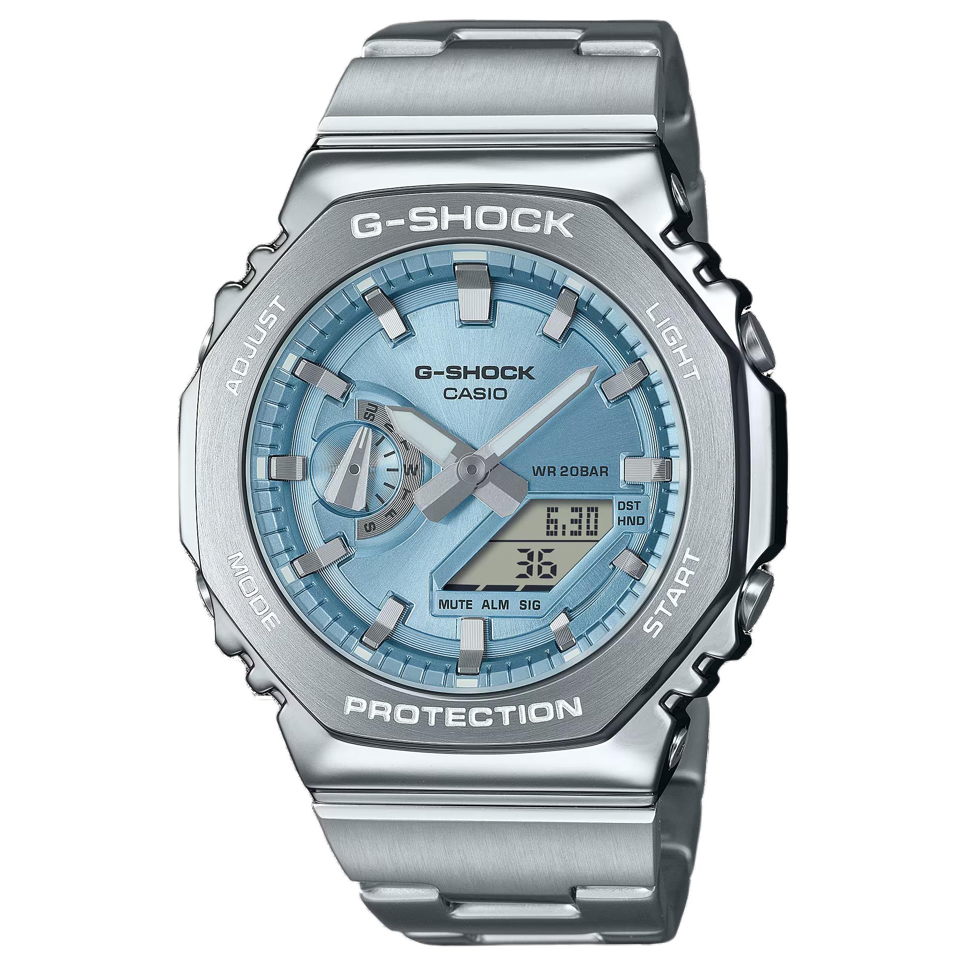 CASIO Unisex G-STEEL Series Blue Watch GM-2110D-2A GM-2110D-2A Blue Dial