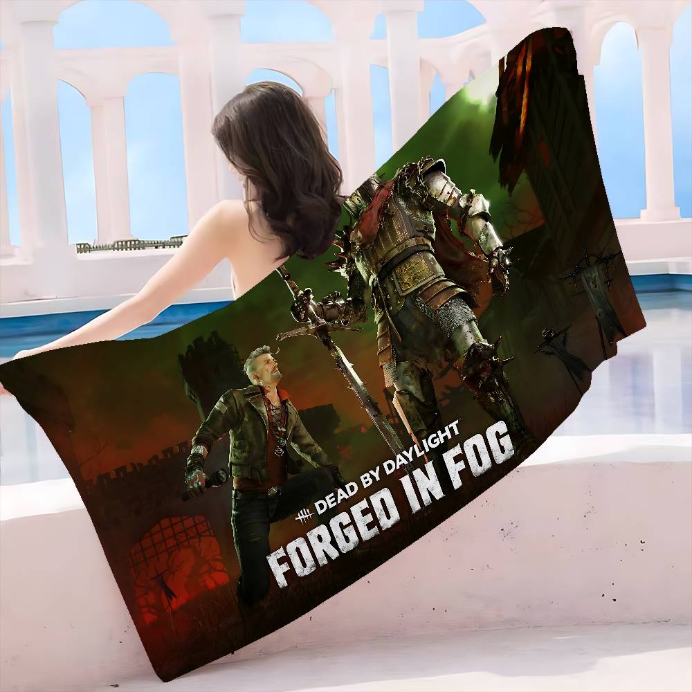 Dead by D-Daylight Microfiber Printed Beach Towel Mountain Climbing Yoga Beach Swimming Running Absorbent Soft Towel