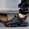 Modische Drehkopf-Sicherheitsschuhe Herren Stahlkappenschuhe Bruchsicher Unzerstörliche Schutz-Sneaker Durchstichsichere Arbeits-Sicherheitsstiefel