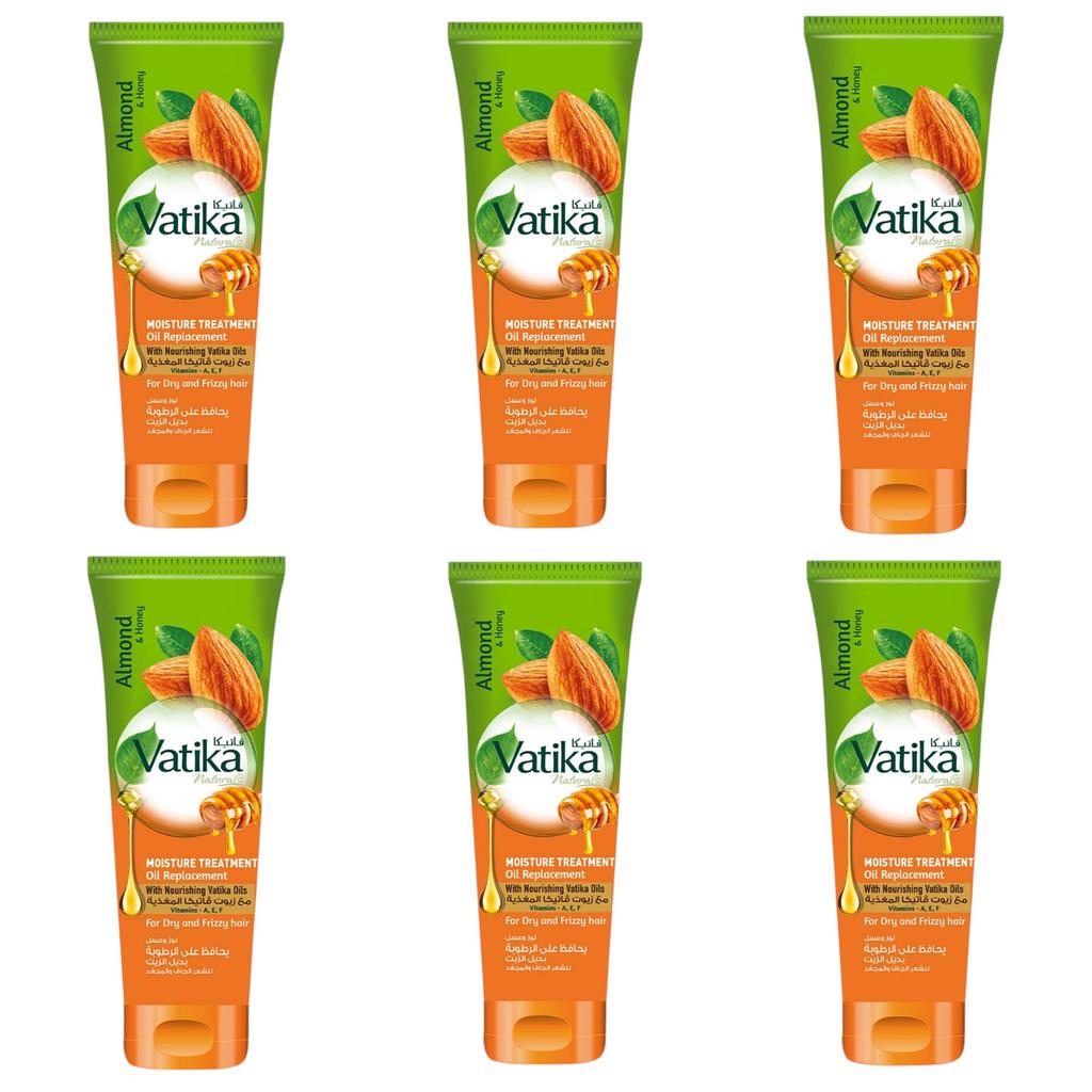 Balsamo per Capelli Anti-Rottura con Olio di Argan Marocchino Vatika Dabur EAU, India | Idratazione Morbidezza, Crescita Lunga - Anti-Crespo | Per Capelli Secchi e Difficili da Pettinare