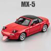 1:32 Mx-5 Rx-7 Alloy Diecast Racing Car Model Simulation Sound Light Children'S Educational Toys Birthday Present