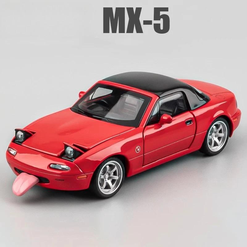 1:32 Mx-5 Rx-7 Alloy Diecast Racing Car Model Simulation Sound Light Children'S Educational Toys Birthday Present
