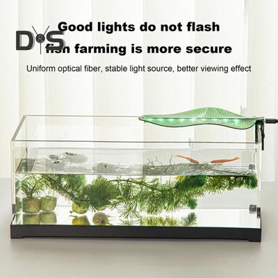 Aquarium Light LED Fish Tank Clip-lampa USB-driven bananblad Alger Lampa Energibesparande vattentät fiskbelysning för akvarier för sköldpaddor