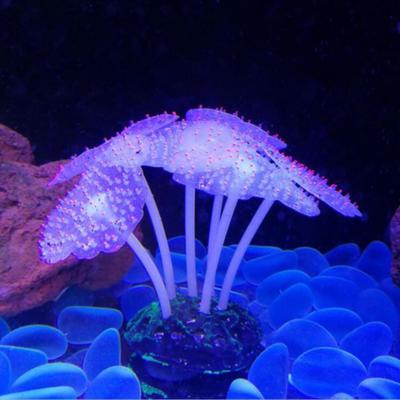 Akvárium Svítící Umělé Medúzy Silikonové simulované vodní rostliny Fluorescenční