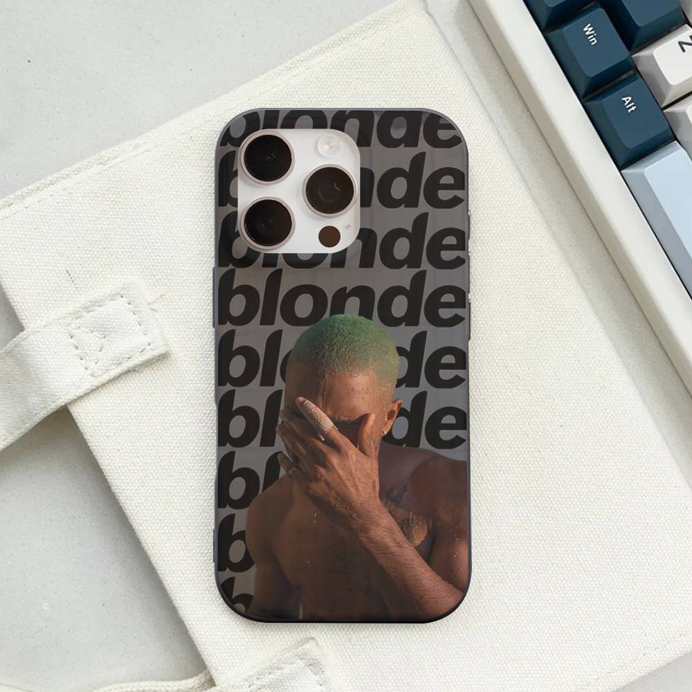 Frank Blonde Oceans For Phone 17 16 15 14 13 12 11 Pro Max Plus Pro Air Phone Case Corrugated Stripe Back Cover
