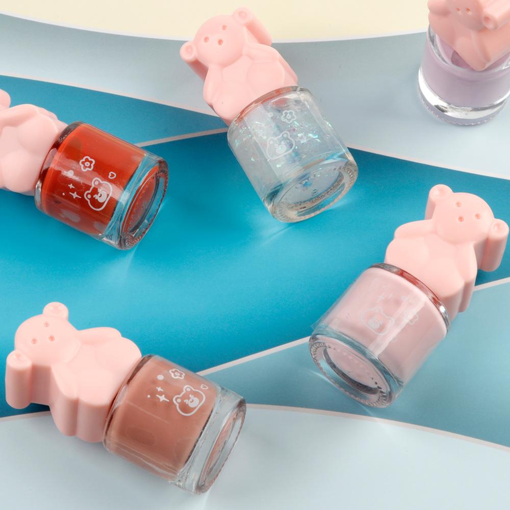Water-based Cute No-bake Long-lasting Non-peelable Quick-drying Nude Color Odor-free Nail Polish