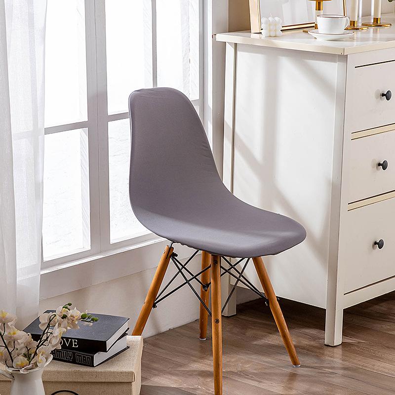 Elastic Printed Dining Chair Cover Back Chair Covers Household Chair Covers Special-Shaped Office Home Removable Fundas Sillas