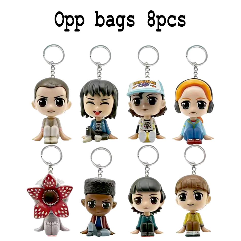 New Cartoon Game Characters Keychain Figure Toys Q Version Dolls Kids Gift For Children Boys Girls HalloweenChristmas Gift