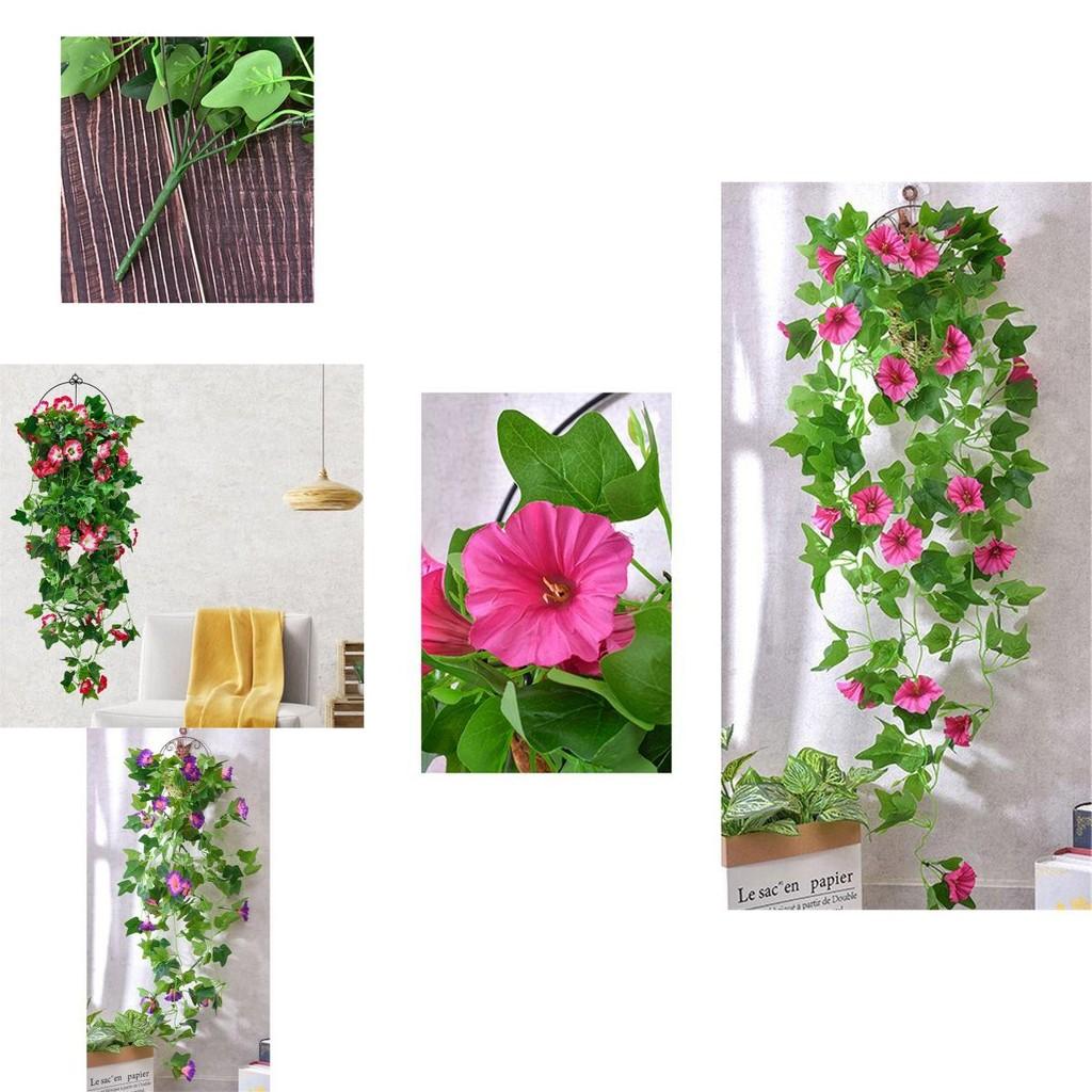 Fake Morning Glory Vine For Stunning Indoor And Outdoor Decoration**