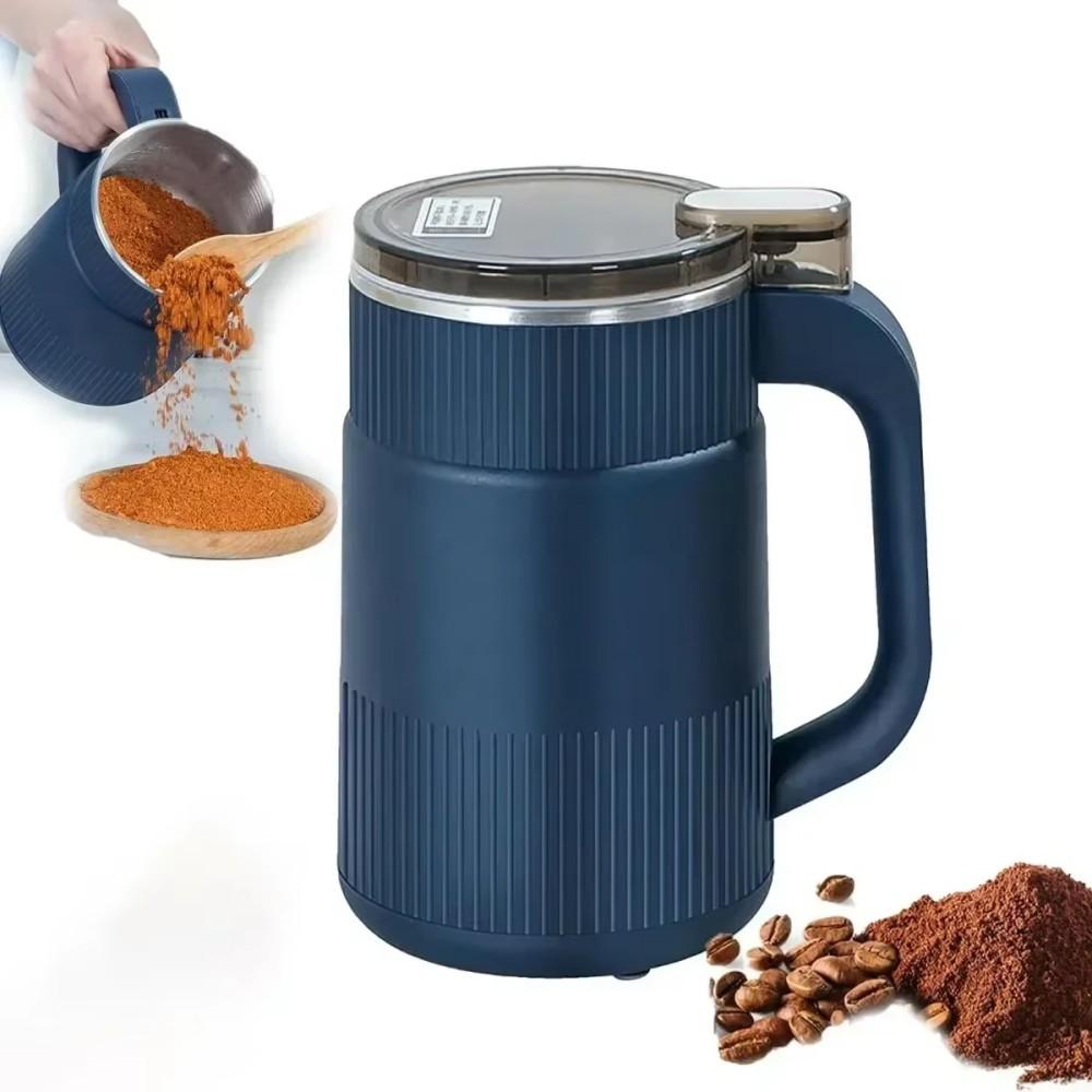 Molinillo de Café Eléctrico Pequeño Multifuncional para Granos Especias Cereales Molienda Rápida Máquina de Acero Inoxidable para Cocina