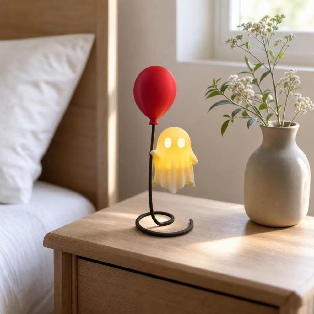 Halloween Vibe Spooky Ghost Night Light Courtyard Ornament LED Night Light party