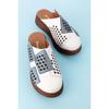 Women's Genuine Leather Wedge Heel Casual Summer Slippers Clogs