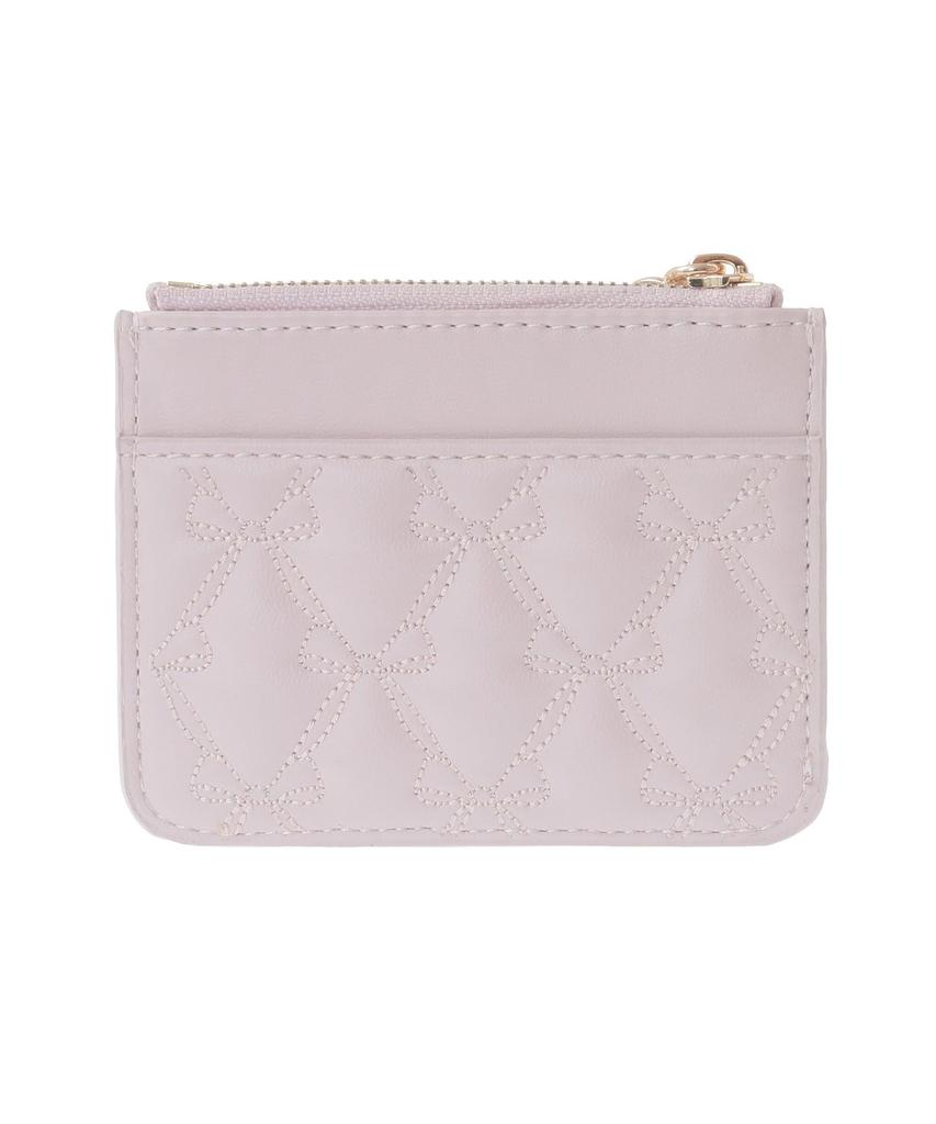 Maison de FLEUR Étui Fragment Matelassé à Ruban, Noir, F, Porte-CartesPorte-Clés, 08000645500