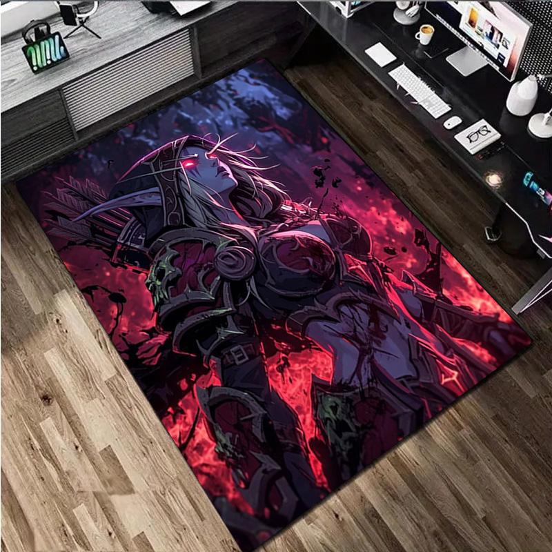 World of Warcraft Rug - Home Carpet Office Decorative Carpet For Living Room Bedroom Door Mat Floor Rug Computer Chair Area Rug