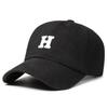 R Letter Embroidered Baseball Cap Outdoor Sunshade Breathable Duckbill Hats