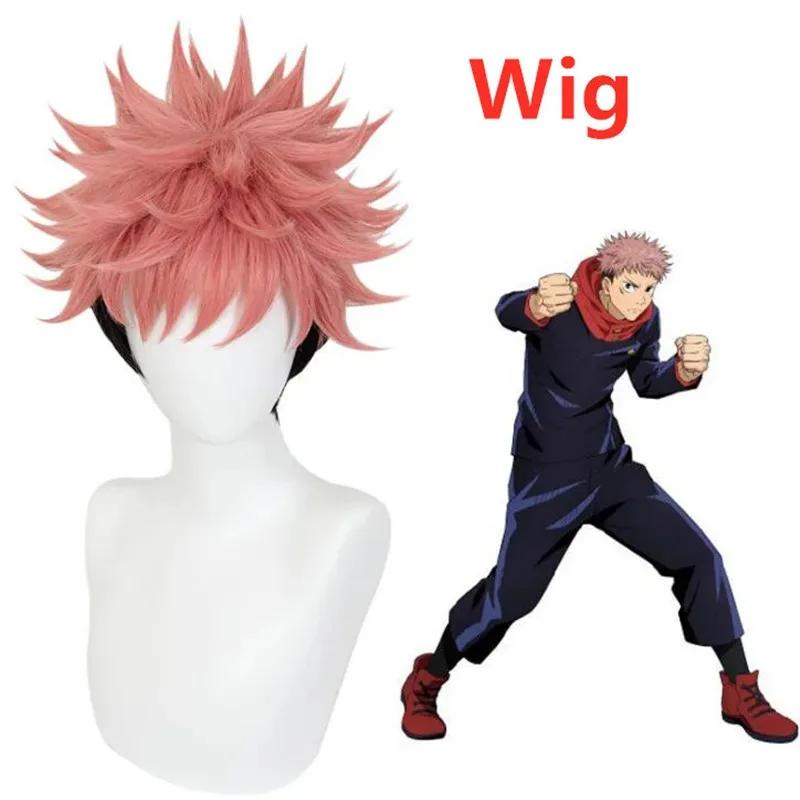 Anime Jujutsu Kaisen Itadori Yuji Üst pantolon seti okul üniforması Cosplay Kostümleri