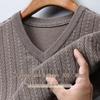 Hengyuanxiang Herre V-hals Sweater 100% Merinould