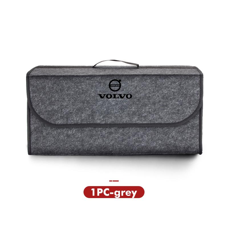 Dla logo samochodu Volvo Pudełko do przechowywania w bagażniku Duża pojemność Torba organizer na narzędzia Akcesoria V60 V90 S60 S80 S90 C30 XC40 XC60 XC70 XC90