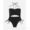 One-piece Slimming Swimsuit Women's Solid Color Bikini