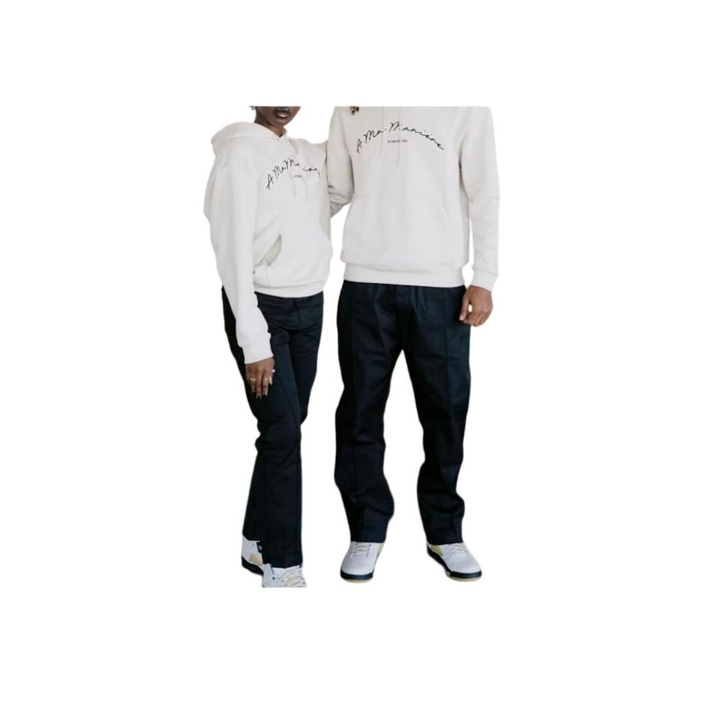 A Ma Maniere X Jordan Fleece Hoodie With Letter Print Unisex Tops White FQ8957-104