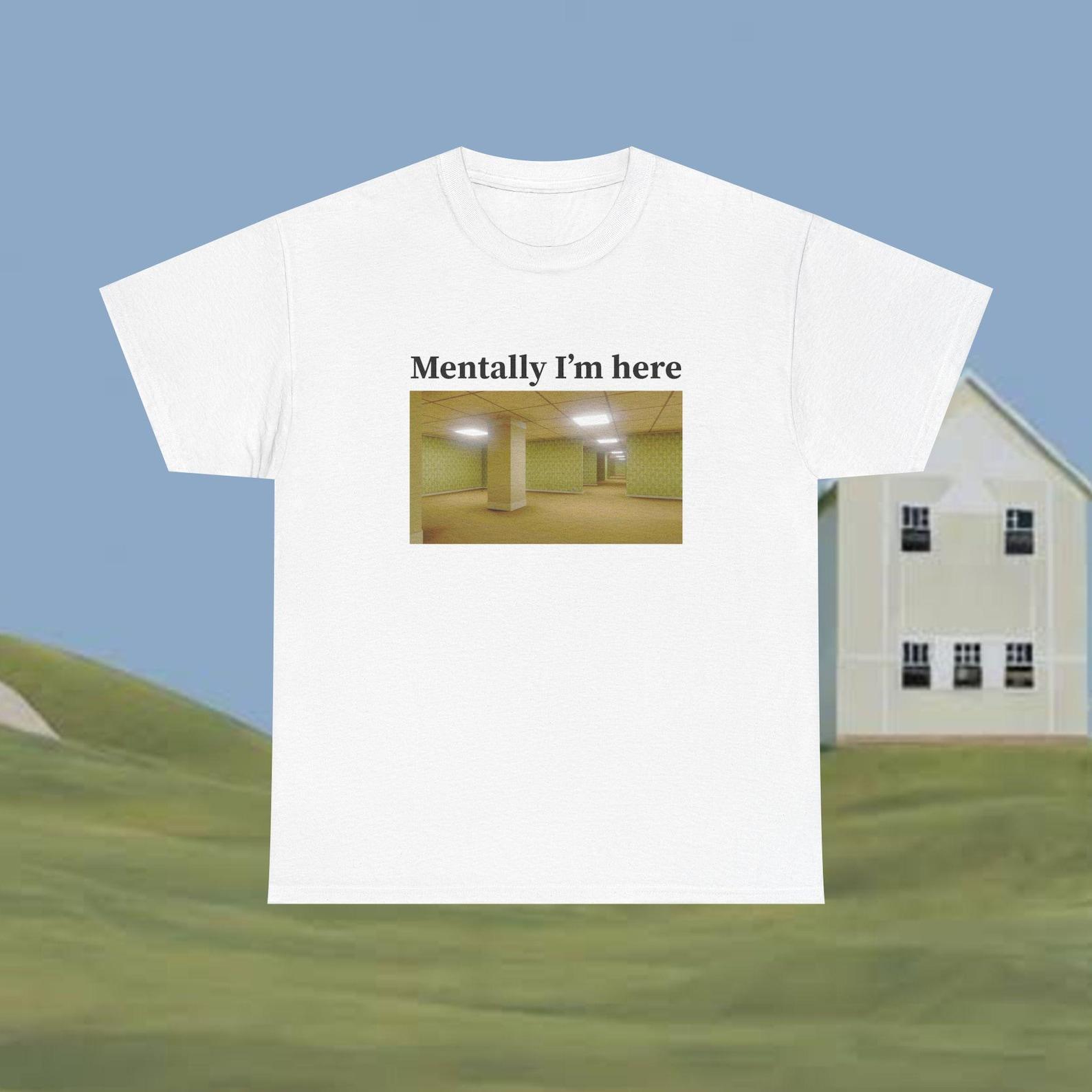 backrooms, liminal space inspired tee, shirt M