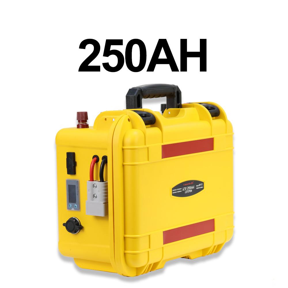 Capacity.Li 12.8V 100ah Lifepo4 Battery Rechargeable Batteries Li-ion Battery Packs with BMS for 12V Outdoor Power Supply