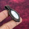 Howlite Pendant Copper Wire Wrapped Jewelry Gifts For Mom Real Gemstone Pendant